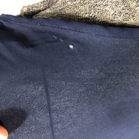 Angie Sheer Blue Sequin Top - Picture 6 of 6